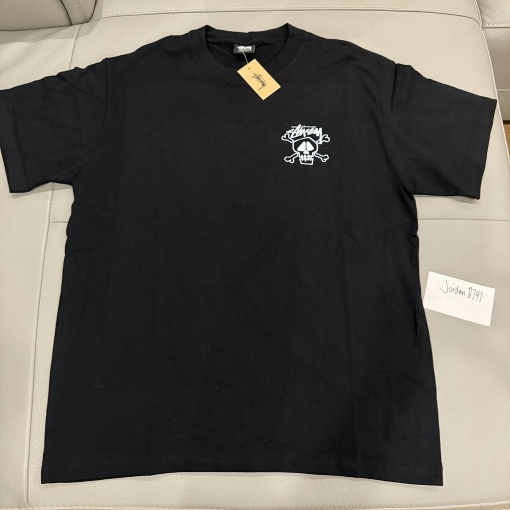 Stussy Black Skull Graphic Tee